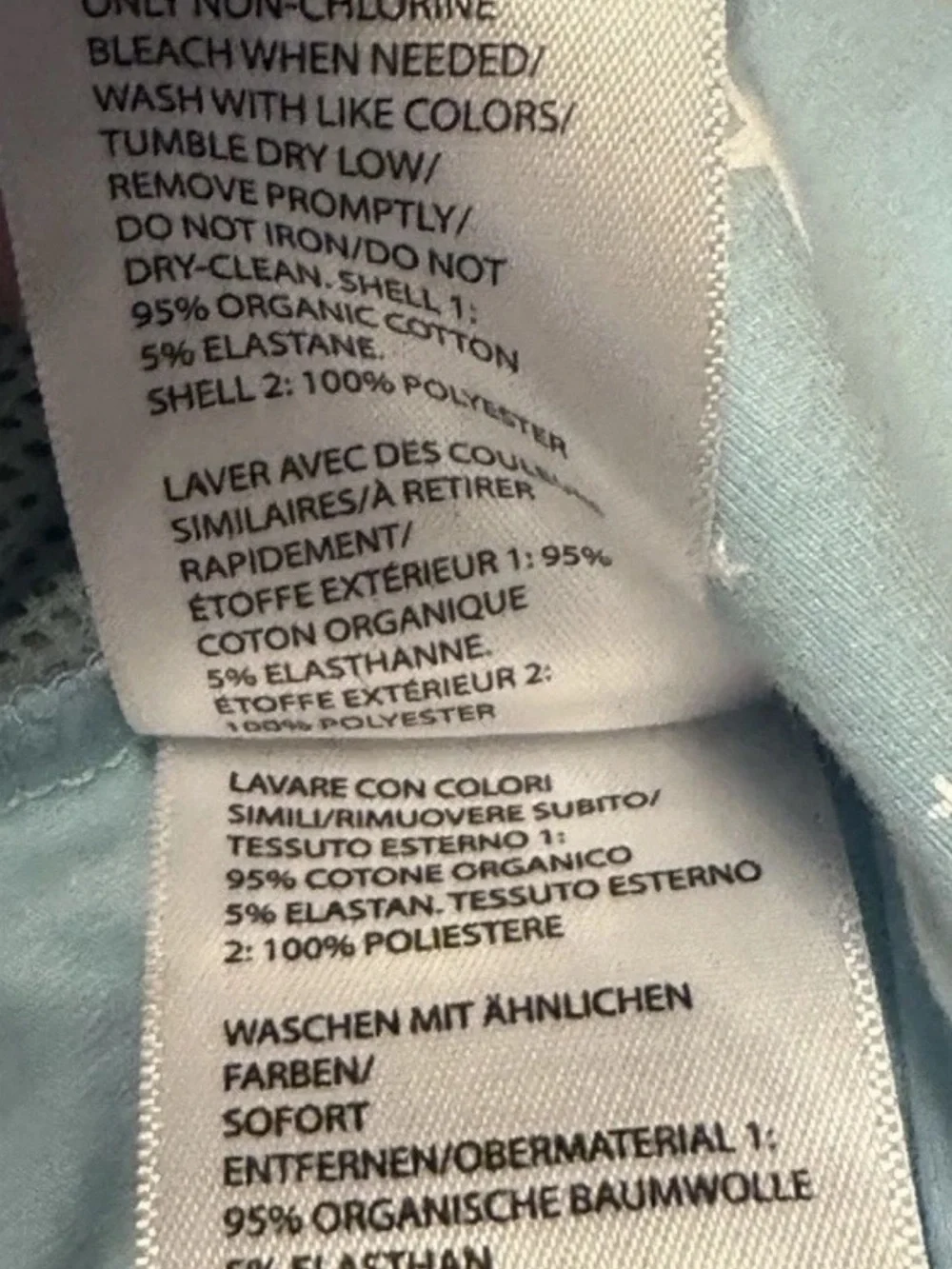 Happiest Baby Sleepea 5 Second Swaddle Large (18-25lb) Light Blue w Stars, EUC